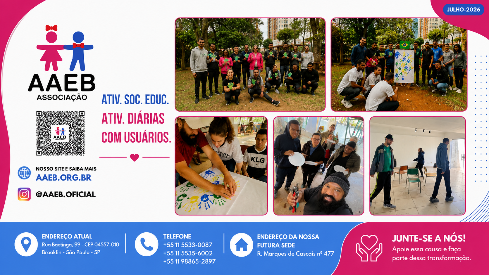 Banner Trabalho Sócio Educativo Julho 2026 2